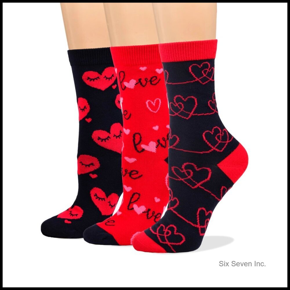 Women's Mid Calf Socks Soft Combed Cotton Seamless Toe Classic Everyday Wear